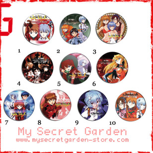 Neon Genesis Evangelion 新世紀エヴァンゲリオンAnime Pinback Button Badge Set 1a or 1b ( or Hair Ties / 4.4 cm Badge / Magnet / Keychain Set )